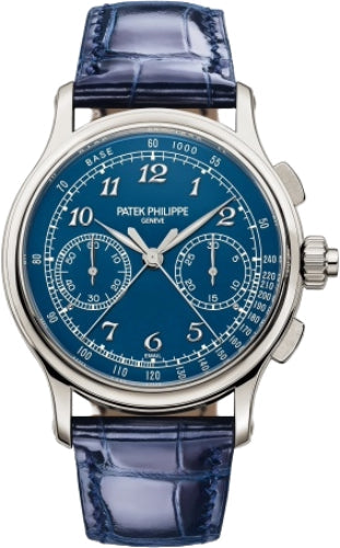 Patek Philippe Grand Complications 5370P-011 Split Seconds Chronograph Platinum Blue Enamel Dial Main image