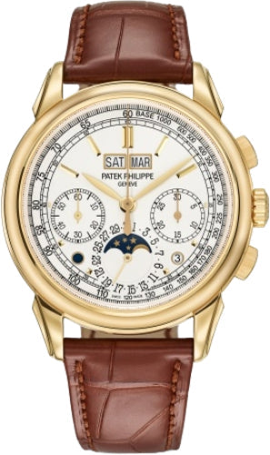 Patek Philippe Grand Complications 5270J-001 Chronograph Perpetual Calendar Yellow Gold Silver Dial Main image