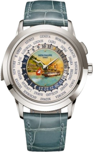 Patek Philippe Grand Complications 5531G-001 Minute Repeater World Time White Gold Grand Feu Cloisonne Enamel Dial