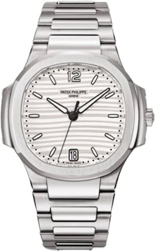 Patek Philippe Nautilus 7118/1A-010 Ladies Stainless Steel Silver Opaline Dial