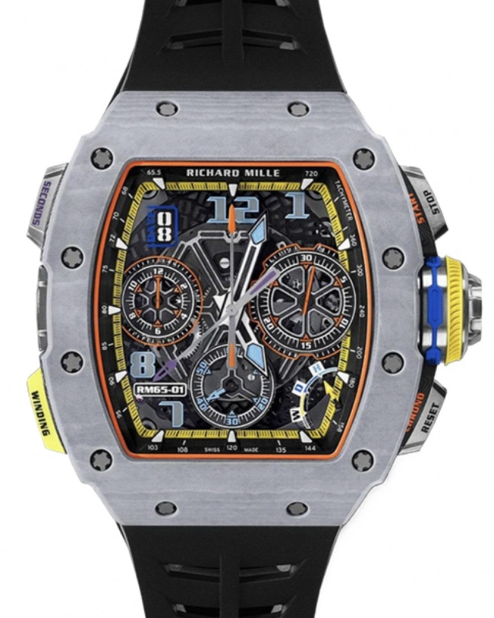Richard Mille RM 65-01 Automatic Split-seconds Chronograph Grey Quartz TPT