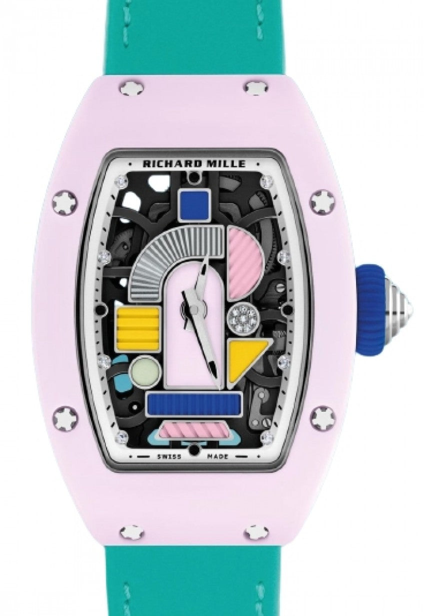 Richard Mille Automatic Winding Coloured Ceramic Blush Pink RM 07-01 - BRAND NEW Main image