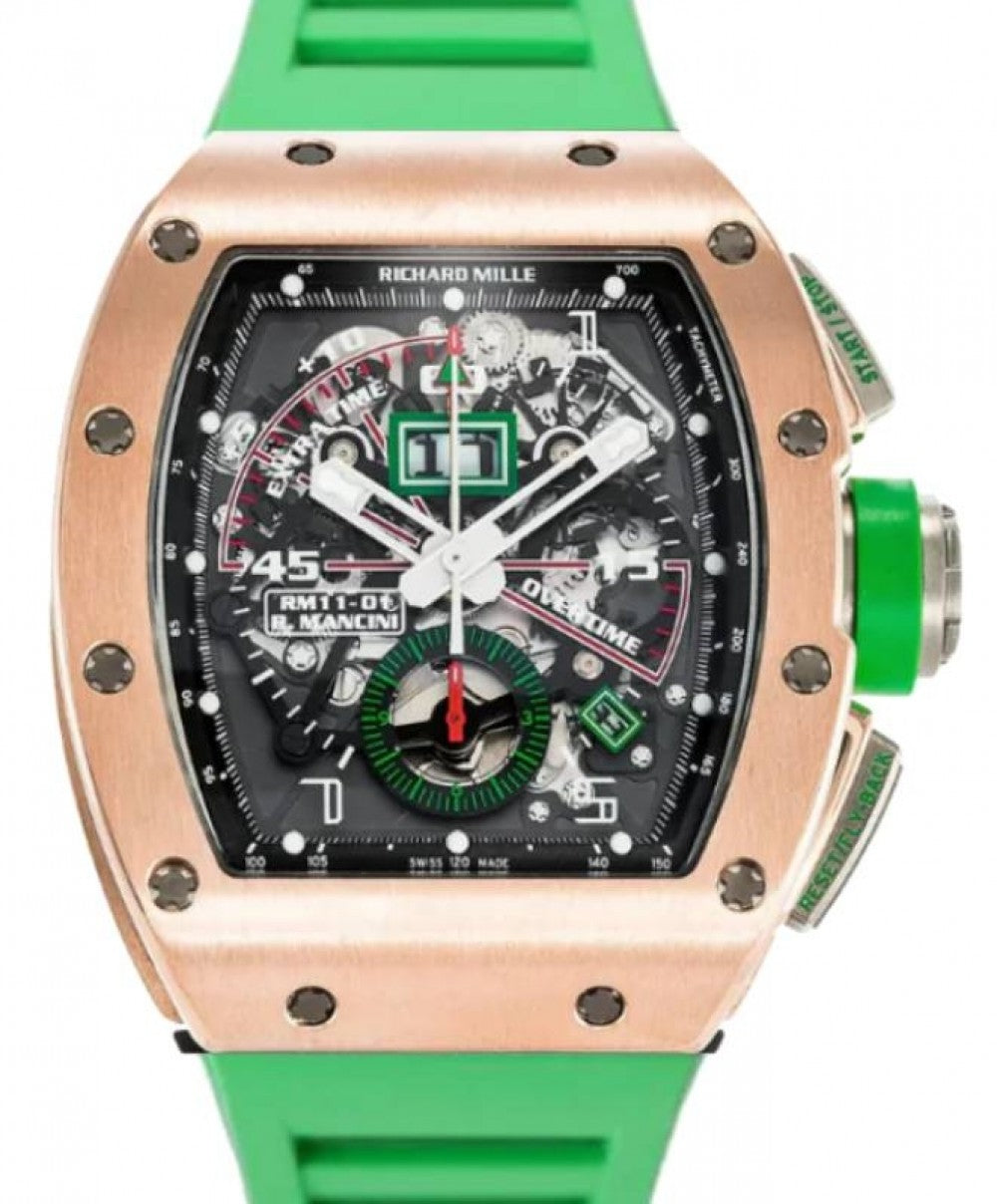 Richard Mille Automatic Flyback Chronograph Roberto Mancini Rose Gold/Titanium RM 11-01 Main image