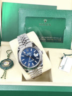 Rolex Datejust 126334 Jubilee Stainless Steel Blue Dial - ORATIME CO