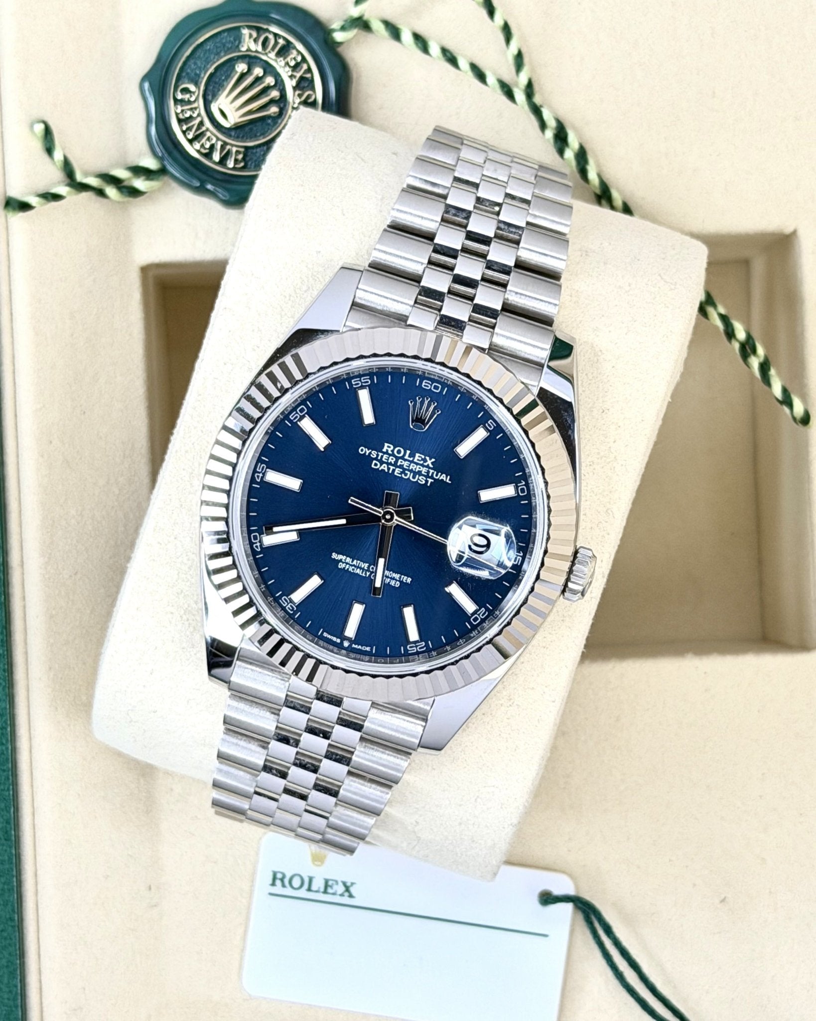 Rolex Datejust 126334 Jubilee Stainless Steel Blue Dial - ORATIME CO Main image