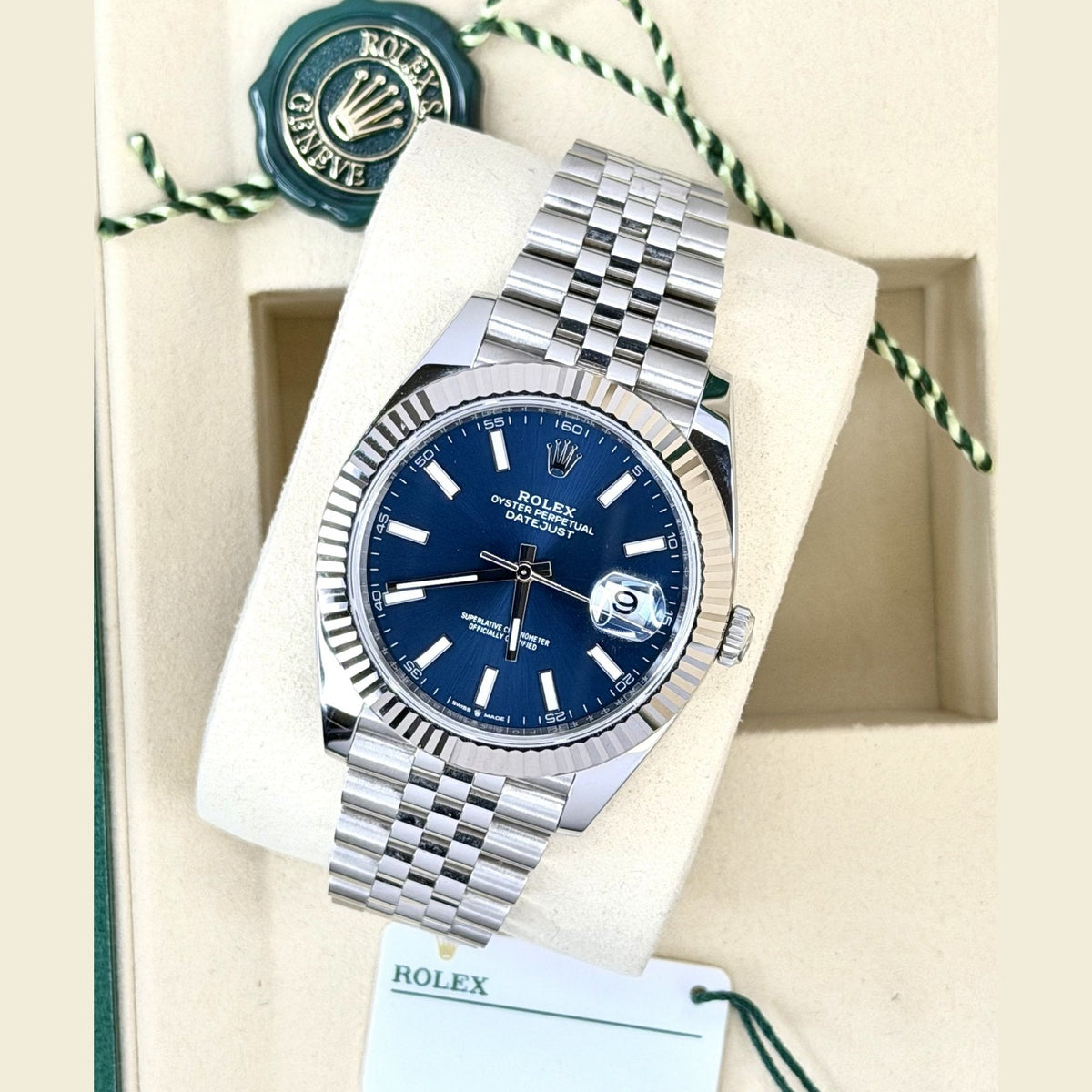 Rolex Datejust 126334 Jubilee Stainless Steel Blue Dial