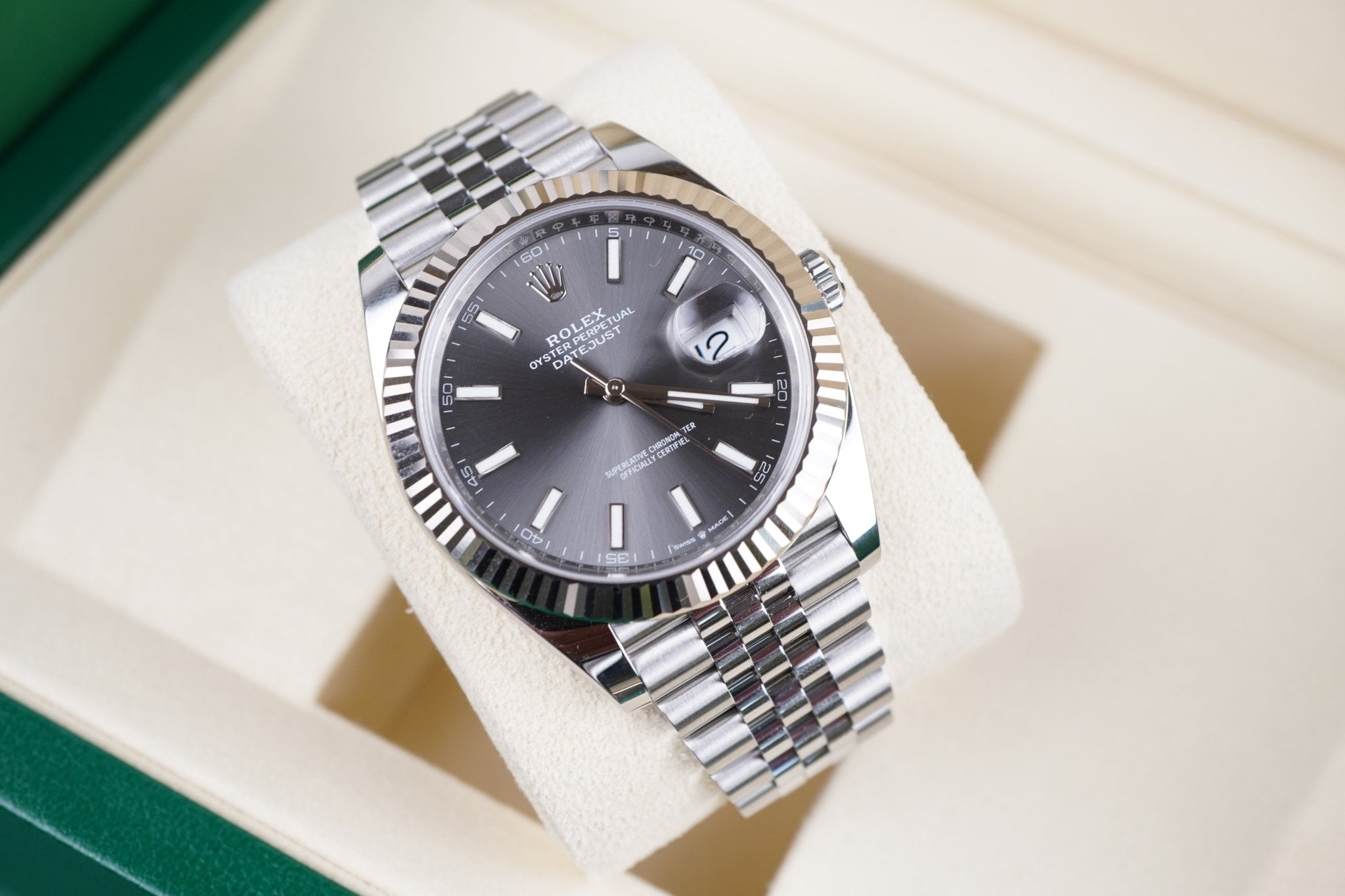 Rolex Datejust 126334 Jubilee Stainless Steel Rhodium Dial - ORATIME CO