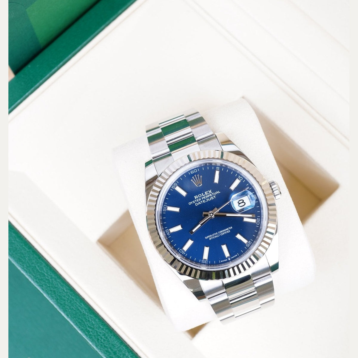 Rolex Datejust 126334 Oyster Stainless Steel Blue Dial