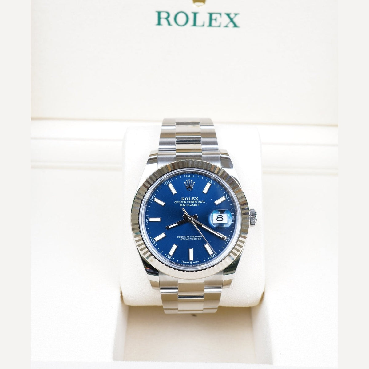 Rolex Datejust 126334 Oyster Stainless Steel Blue Dial