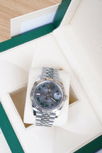 Rolex Datejust 126334 Wimbledon Dial Fluted Jubilee Stainless Steel - ORATIME CO