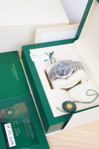 Rolex Datejust 126334 Wimbledon Dial Fluted Jubilee Stainless Steel - ORATIME CO