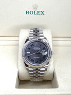 Rolex Datejust 126334 Wimbledon Dial Jubilee Fluted Bezel - ORATIME CO