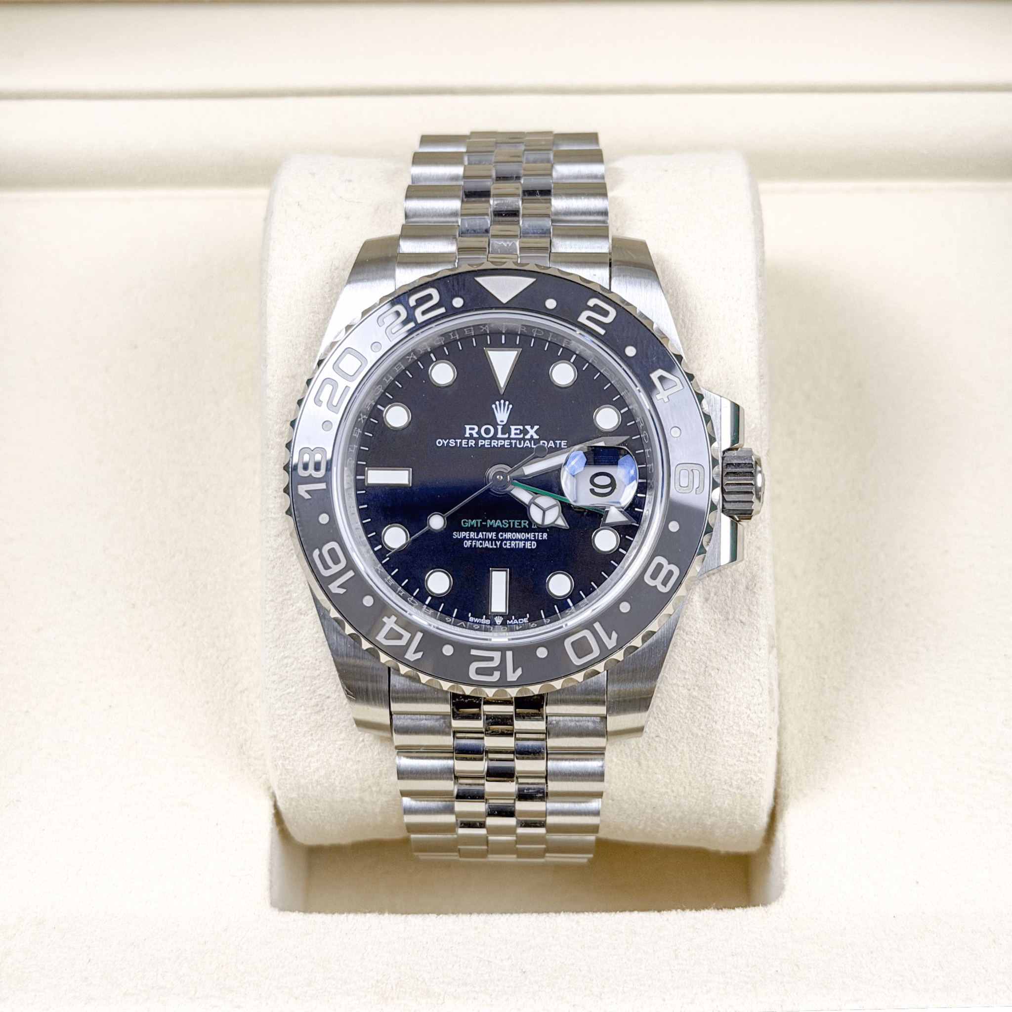 Rolex GMT-Master II 126710GRNR Bruce Wayne Jubilee Stainless Steel - ORATIME CO Main image
