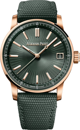 Audemars Piguet Code 11.59 15210OR.OO.A056KB.01 Selfwinding 41mm Pink Rose Gold Green Dial