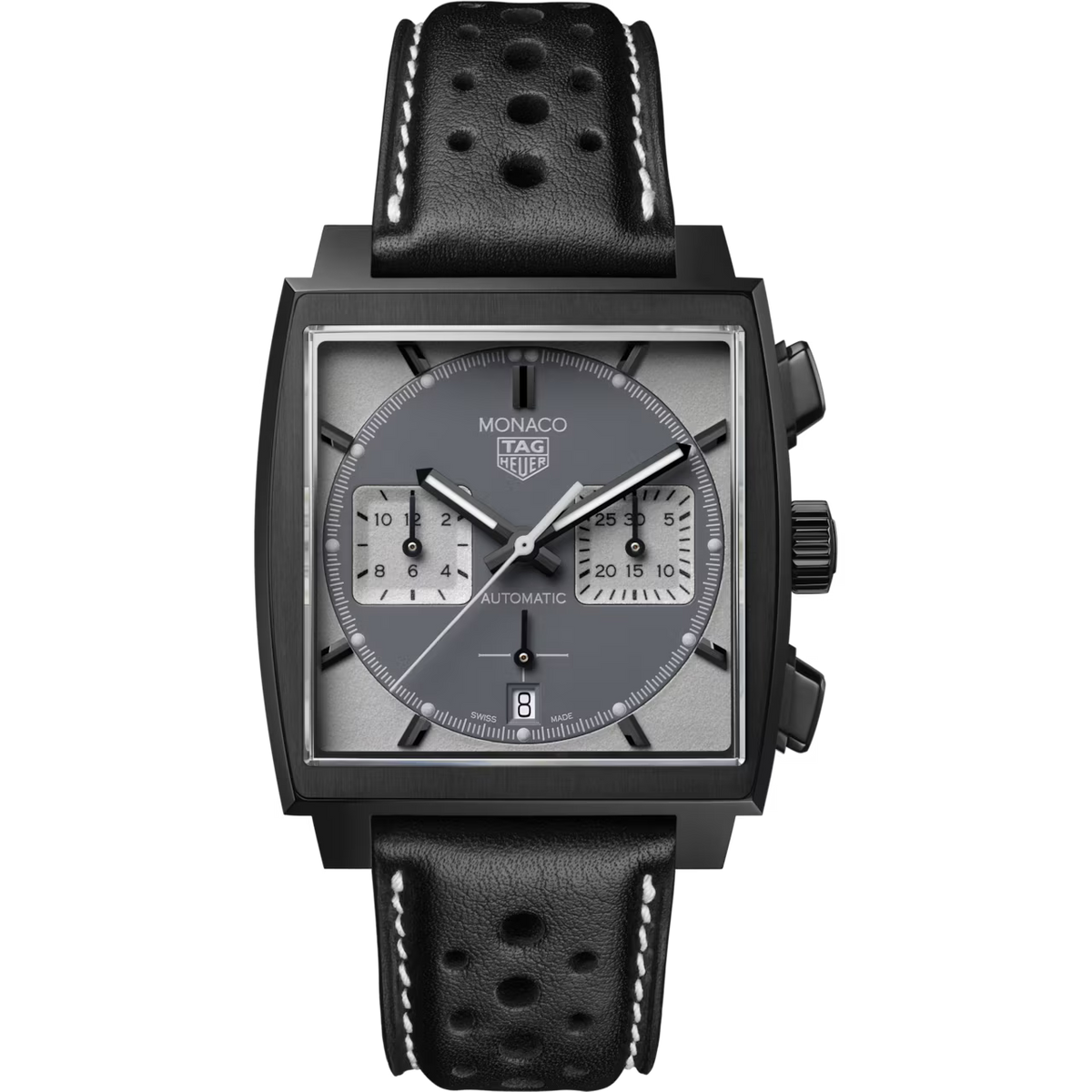 TAG Heuer Monaco CHRONOGRAPH NIGHT DRIVER CBL2181.FC6515 Automatic, 39 mm, Titanium coated with black DLC