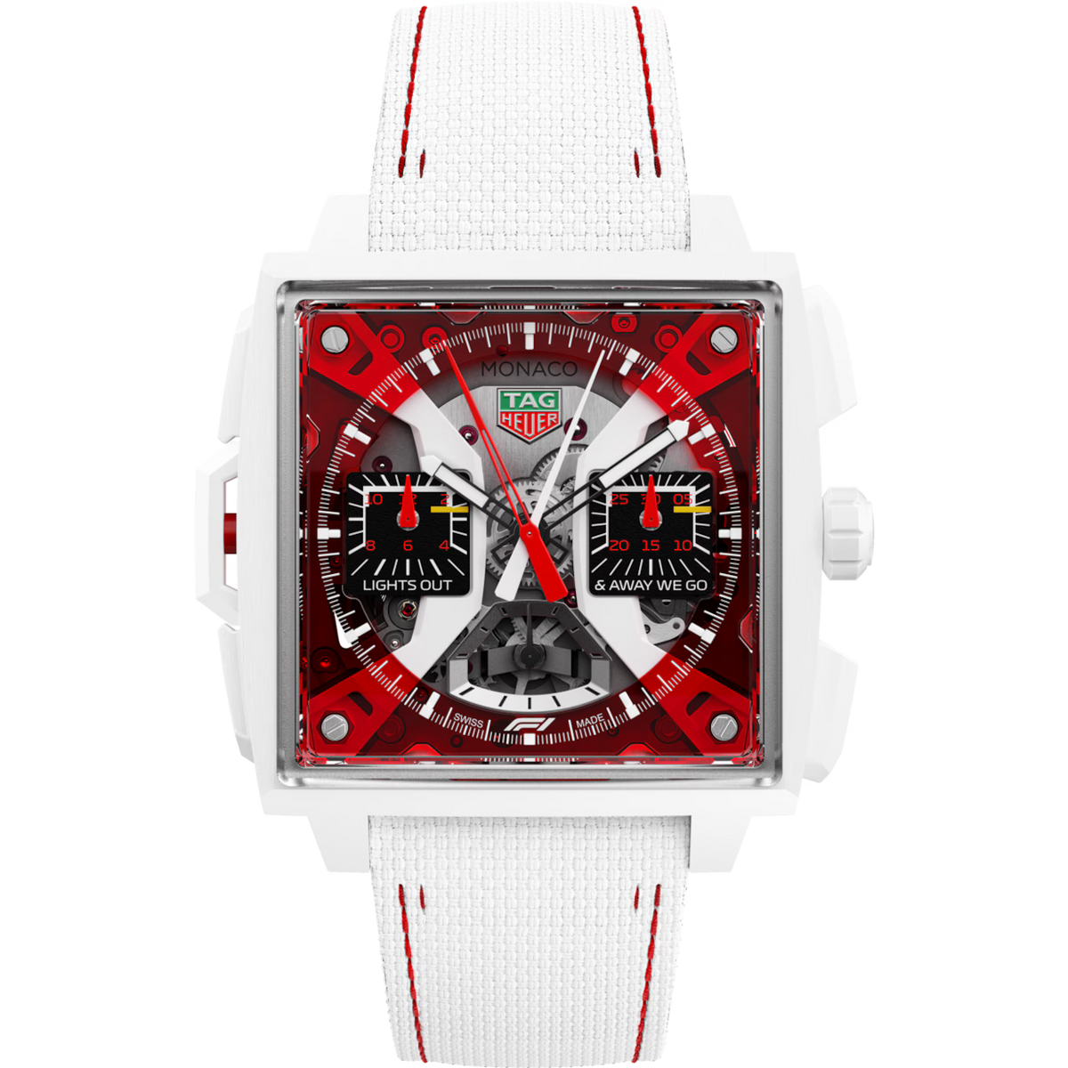 TAG Heuer Monaco Split-Seconds Chronograph I F1® CBW2190.FC8356 Automatic, 41 mm, Ceramic