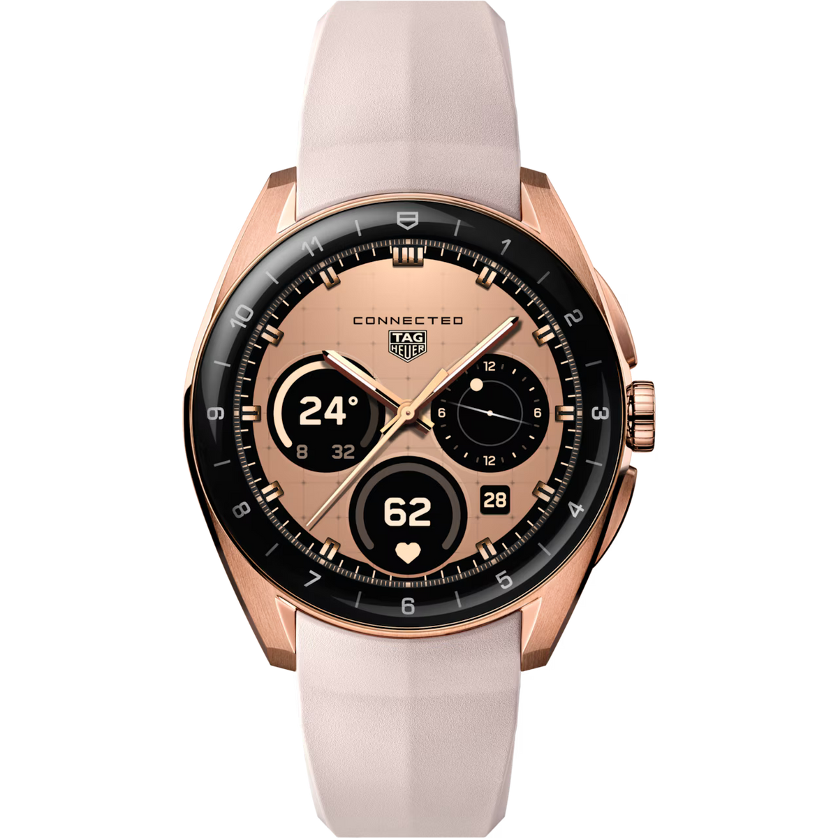 TAG Heuer Connected Calibre E5 Golden Bright Edition SBT8011.BT0036 40 mm, Steel coated with rose gold colored PVD