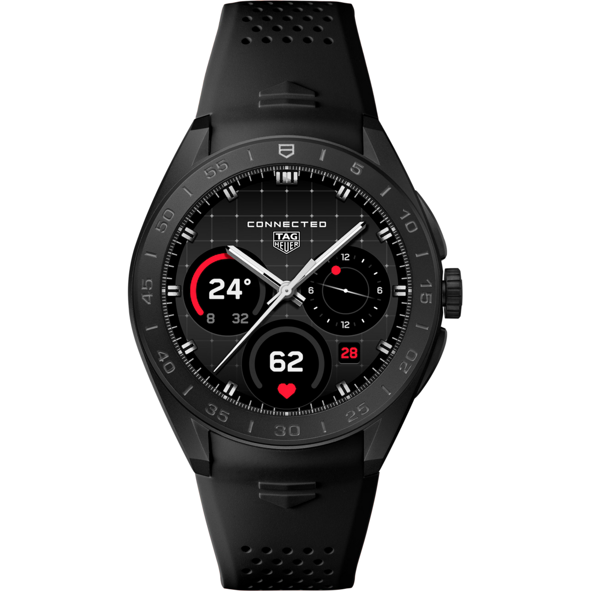 TAG Heuer Connected Calibre E5 SBT8A80.BT6293 45 mm, Titanium grade 2 coated with black DLC