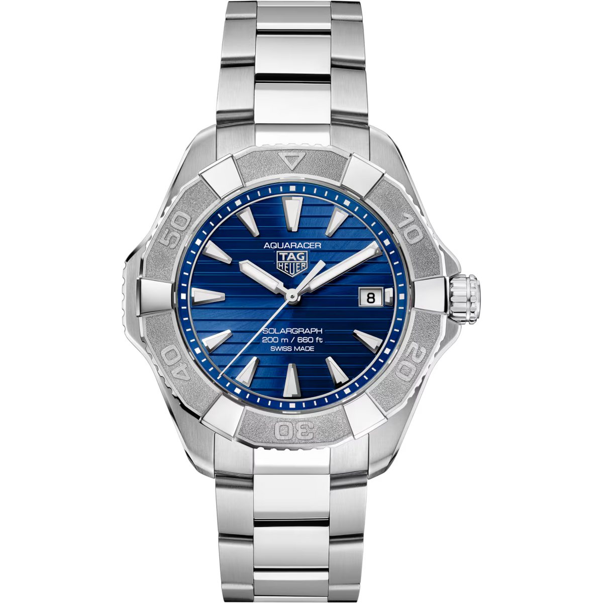 TAG Heuer Aquaracer Professional 200 Solargraph WBP1117.BA0047 Solar Quartz, 40 mm, Steel