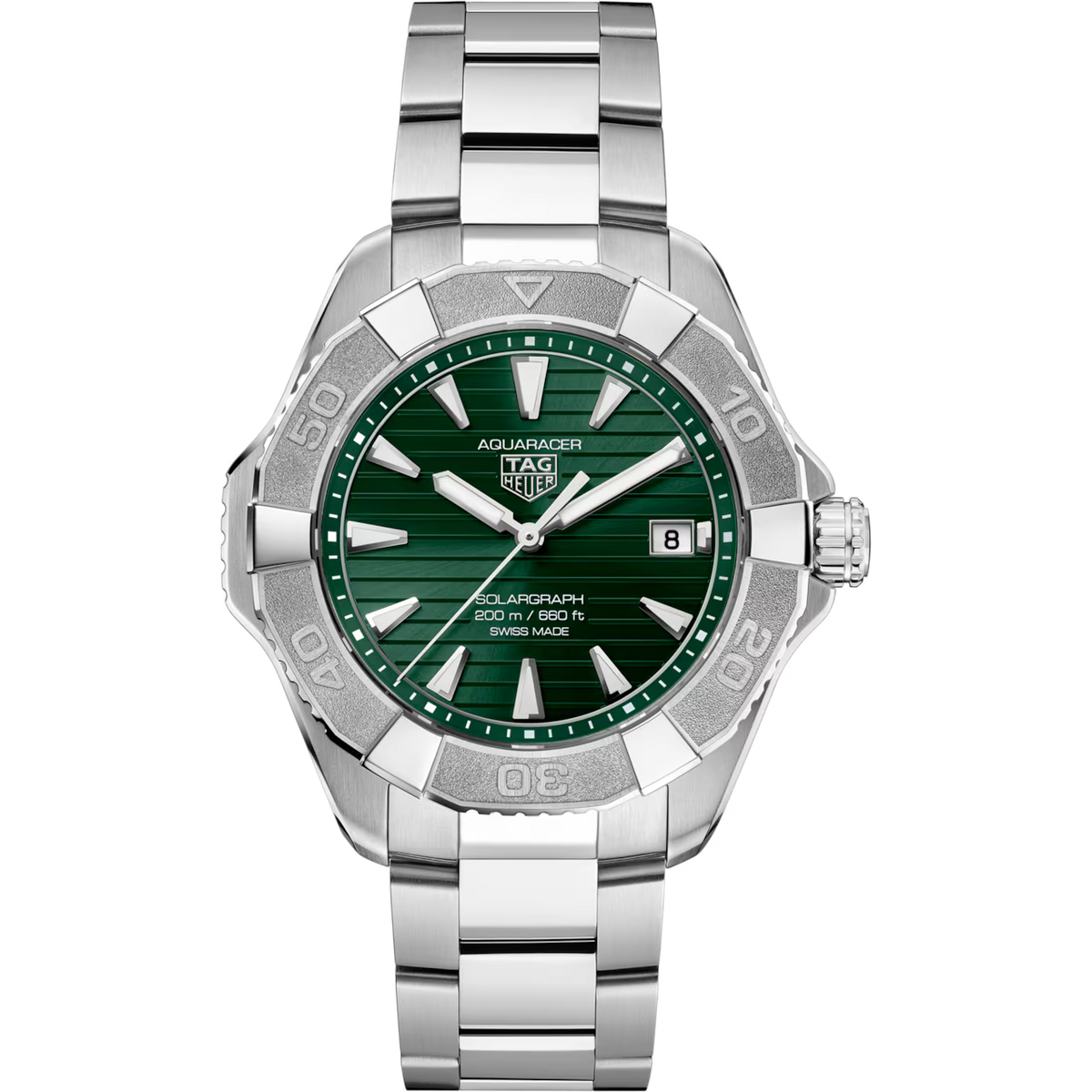 TAG Heuer Aquaracer Professional 200 Solargraph WBP1118.BA0047 Solar Quartz, 40 mm, Steel