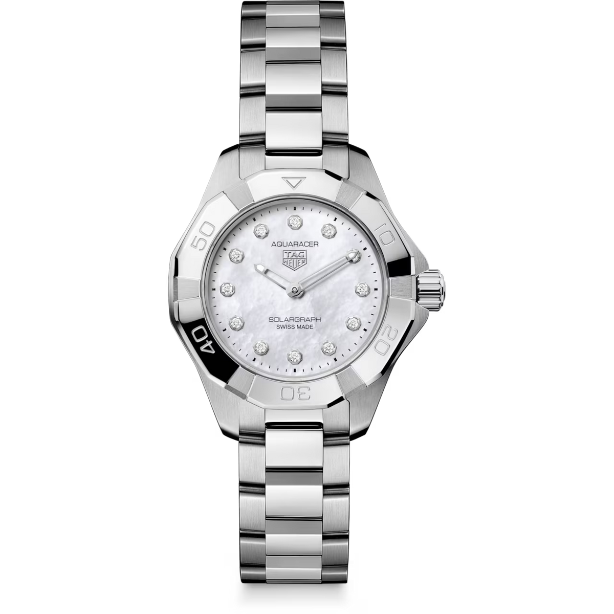 TAG Heuer Aquaracer Professional 100 Solargraph WBP141H.BA0049 Solar Quartz, 28 mm, Steel