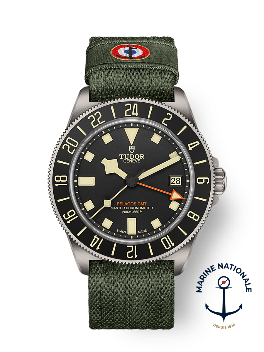 Tudor Pelagos FXD GMT M2542GXX7NU-0002 42mm titanium case, Green fabric strap Main image