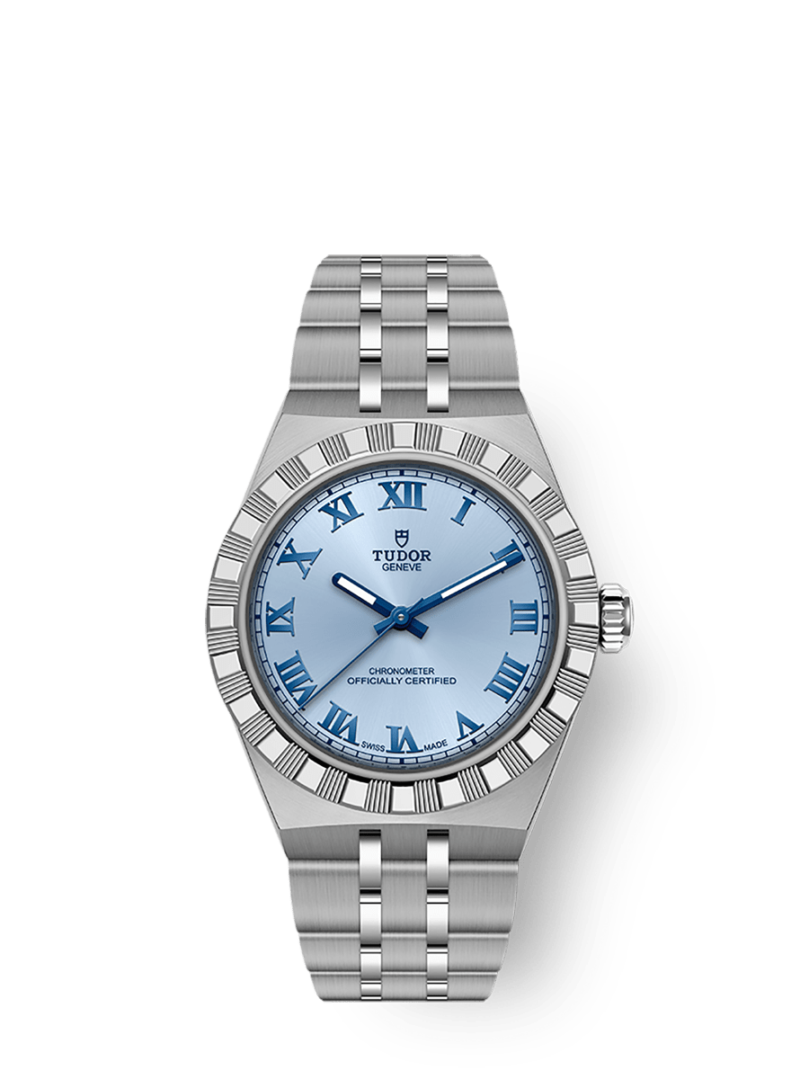 Tudor Royal M2830A1A0-0004 30mm steel case, Light blue dial Main image