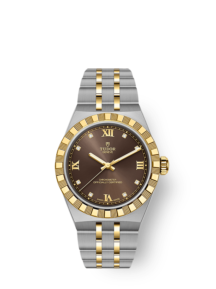 Tudor Royal M2830A1A3-0001 30mm steel and yellow gold case, Steel and yellow gold bracelet