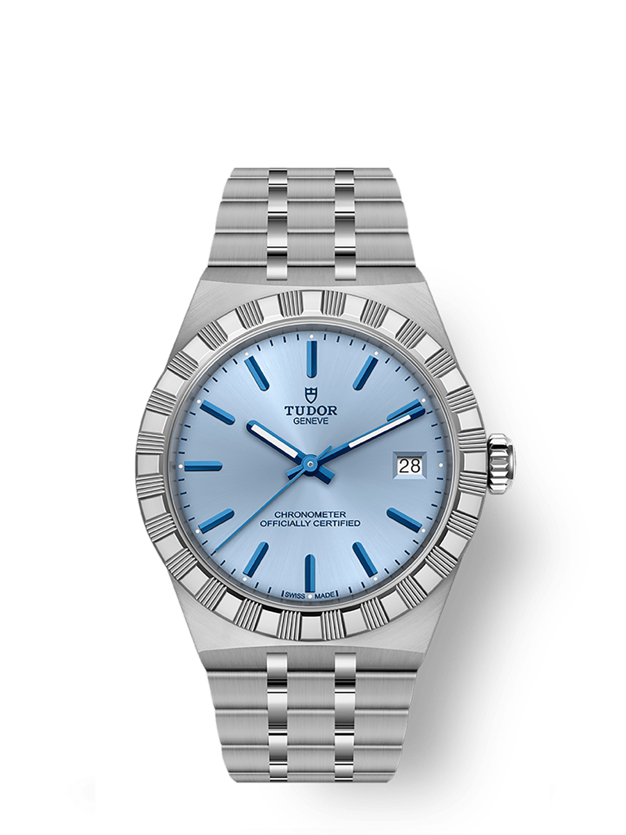 Tudor Royal M2836C1A0-0106 36mm steel case, Light blue dial