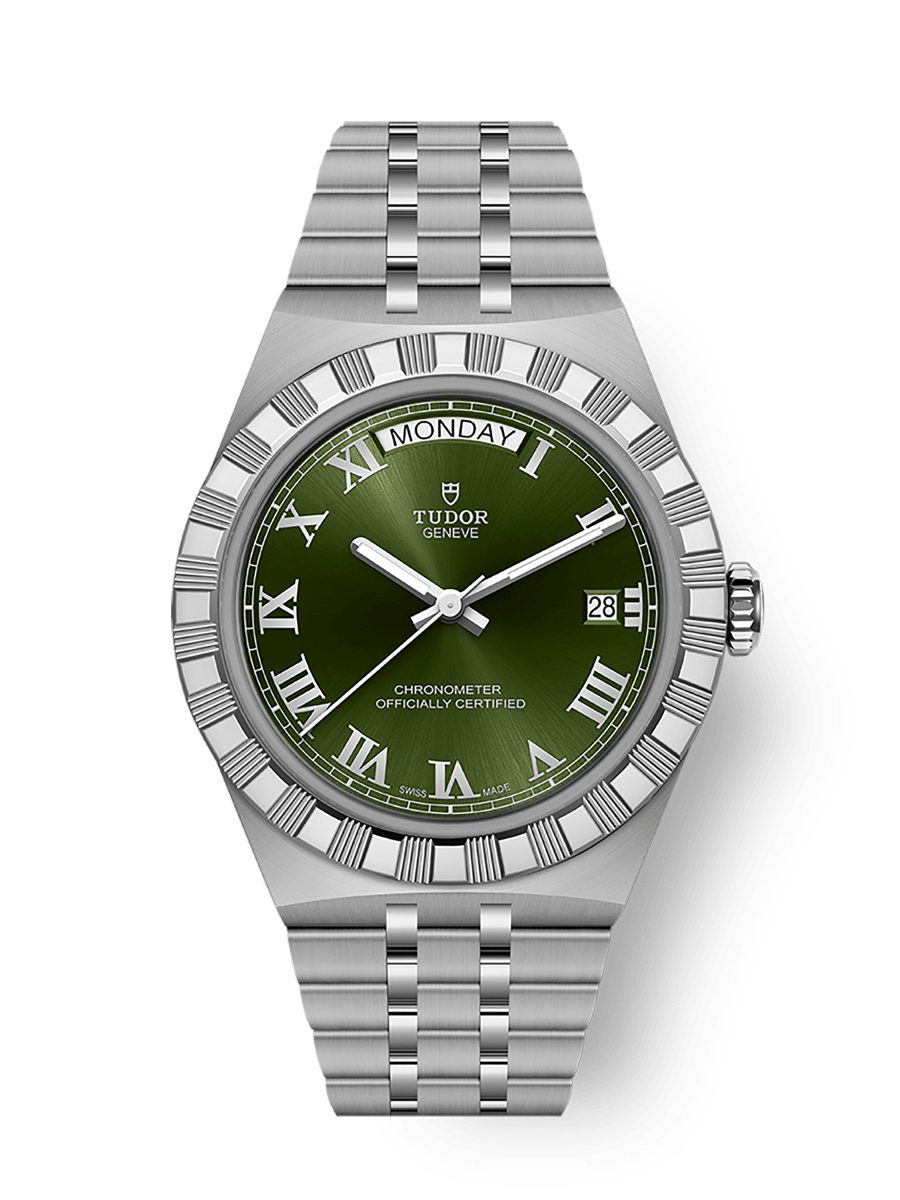 Tudor Royal M2840D1A0-0003 40mm steel case, Green dial