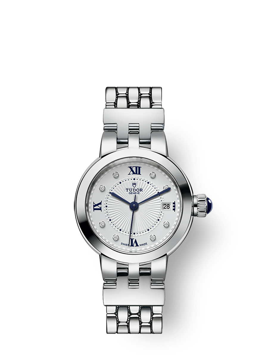 Tudor Clair de Rose M35200-0004 26mm steel case, Steel bracelet