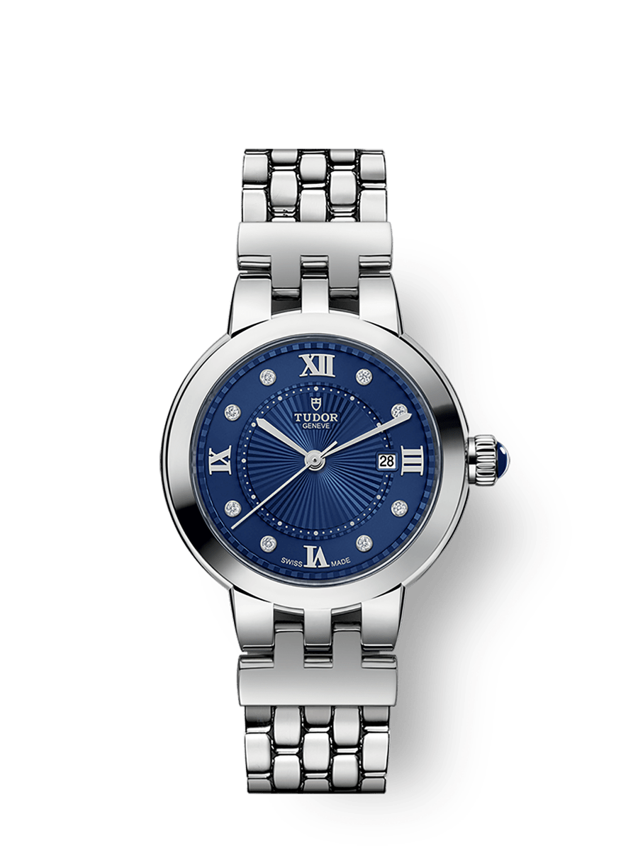 Tudor Clair de Rose M35500-0010 30mm steel case, Diamond-set dial Main image