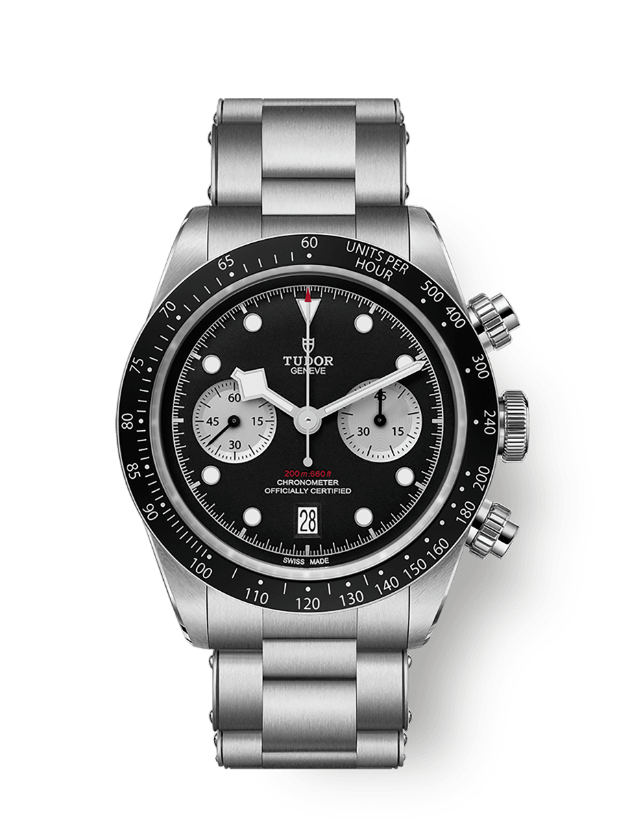 Tudor Black Bay Chrono M79360N-0011 41mm steel case, Steel bracelet
