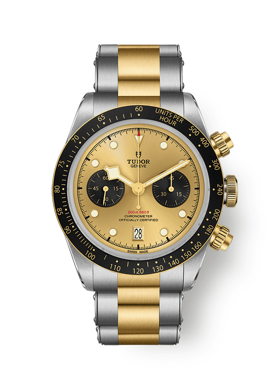 Tudor Black Bay Chrono S&G M79363N-0007 41mm steel case, Steel and yellow gold bracelet