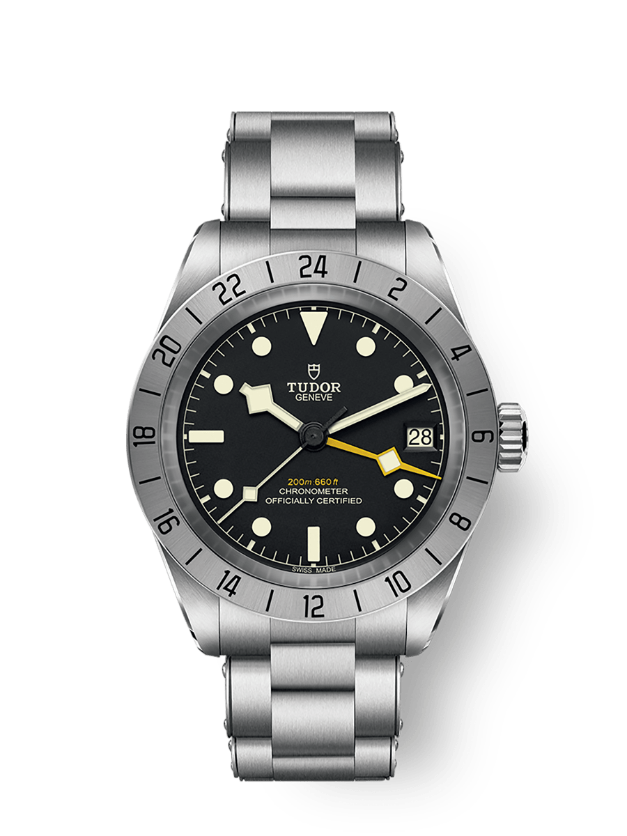 Tudor Black Bay Pro M79470-0001 39mm steel case, Riveted steel bracelet