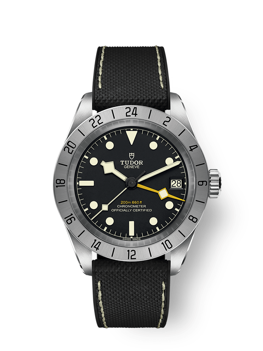 Tudor Black Bay Pro M79470-0003 39mm steel case, Hybrid rubber and leather strap Main image