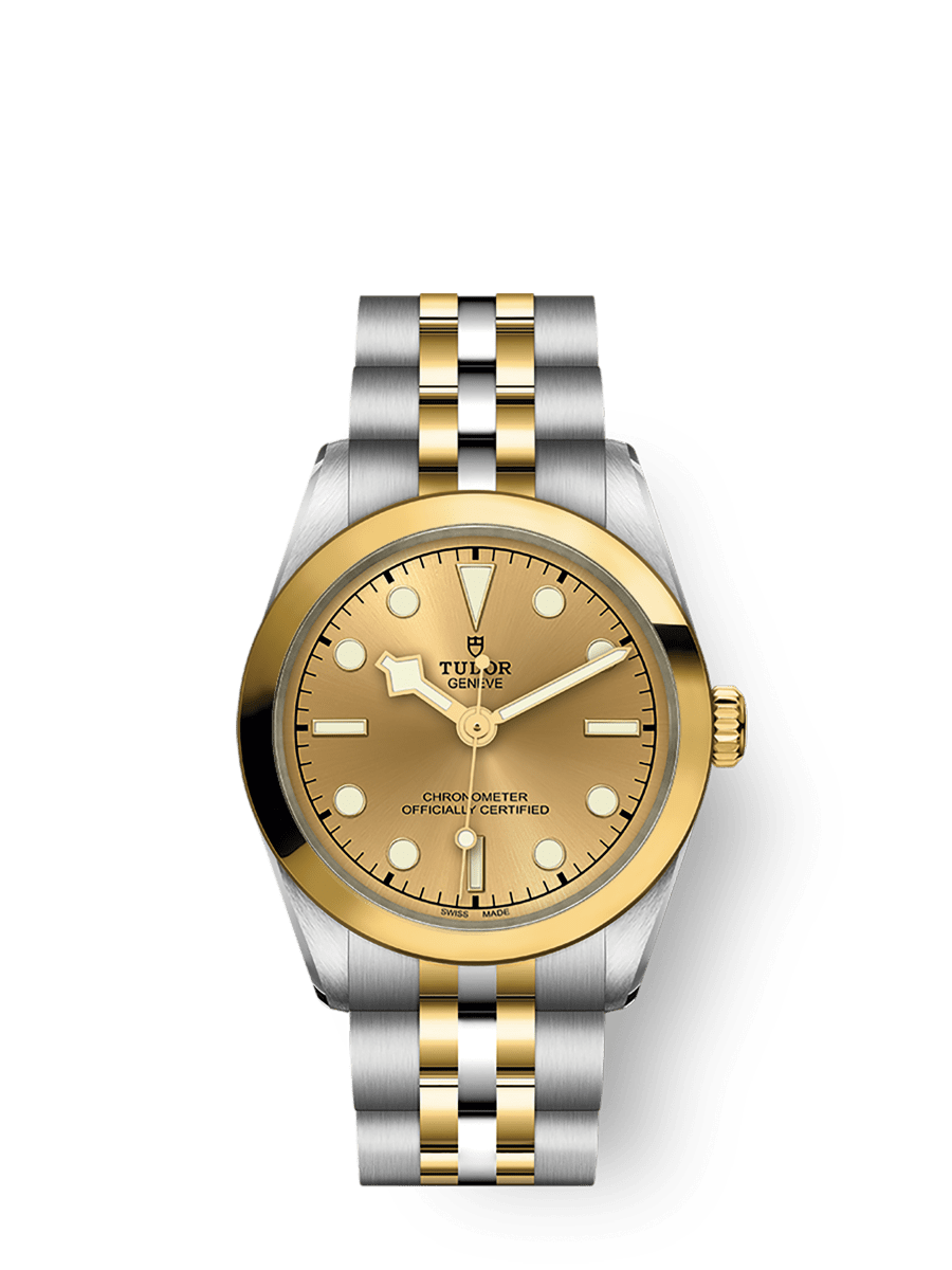 Tudor Black Bay One 31 S&G M79603-0005 31mm steel case, Yellow gold bezel