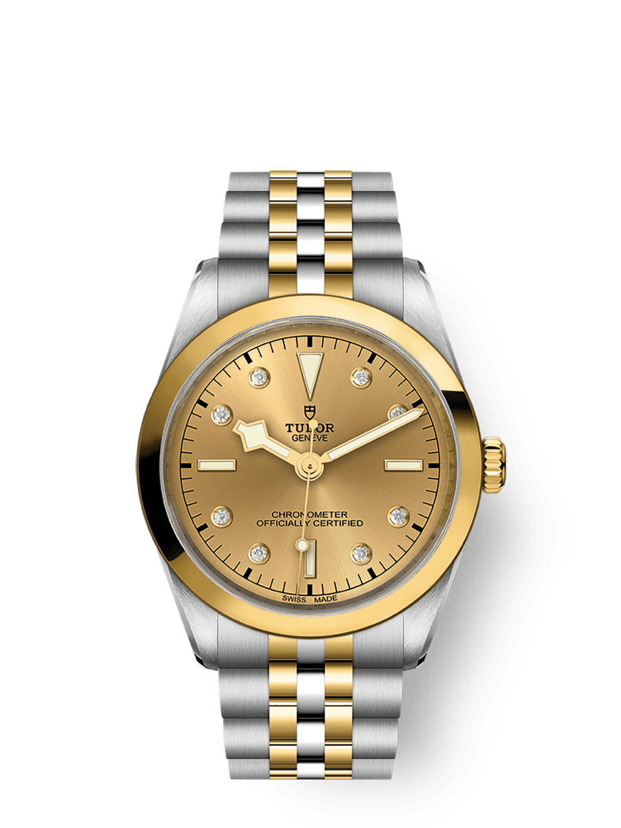 Tudor Black Bay One 36 S&G M79643-0008 36mm steel and yellow gold case, Diamond-set dial
