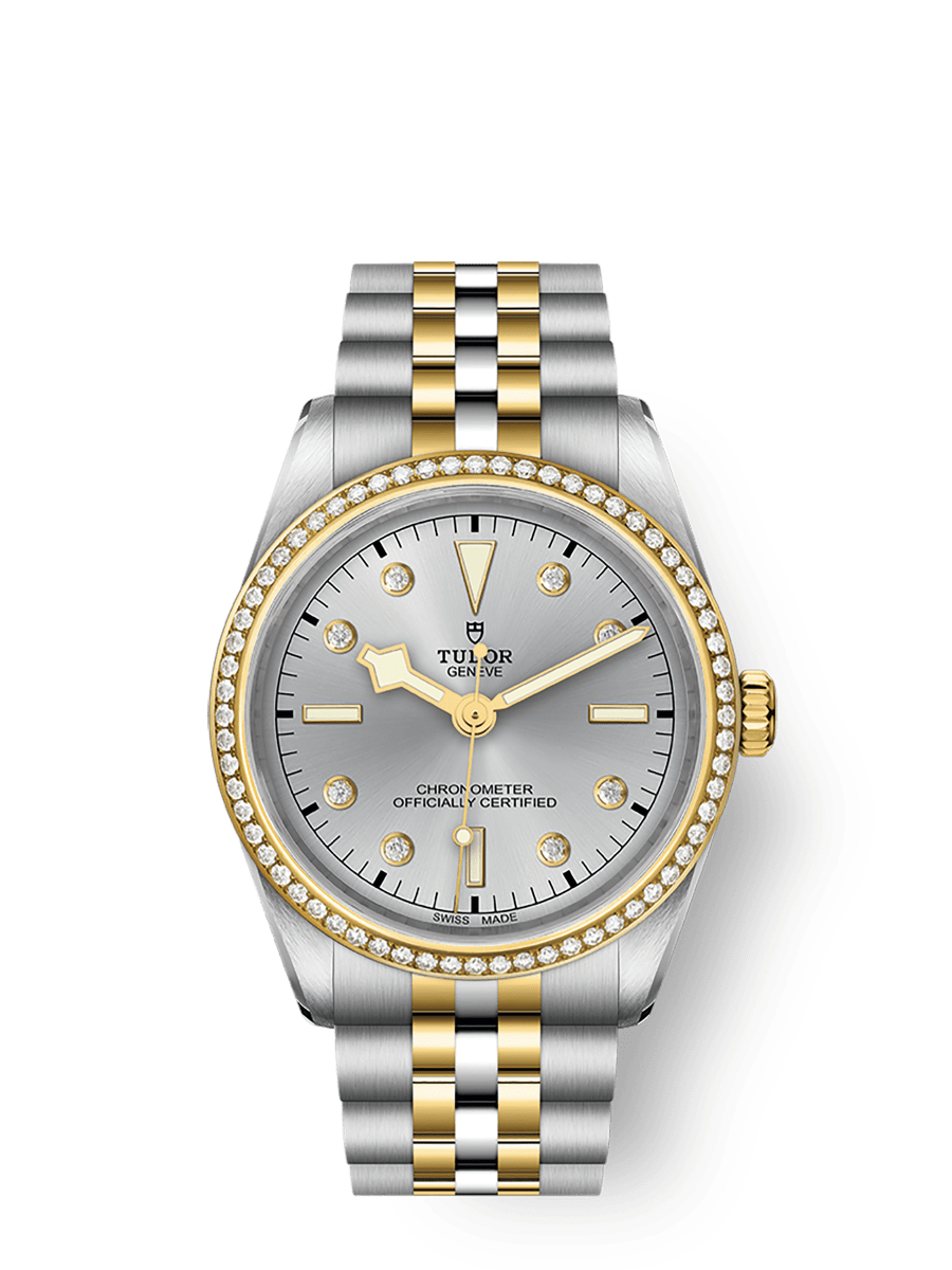 Tudor Black Bay One 36 S&G M79653-0006 36mm steel and yellow gold case, Diamond-set dial