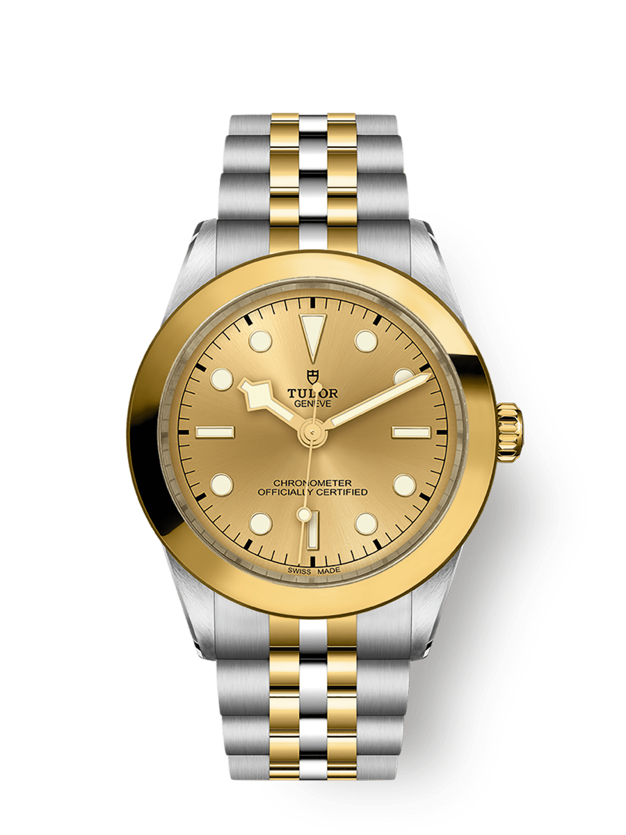 Tudor Black Bay One 39 S&G M79663-0005 39mm steel case, Yellow gold bezel