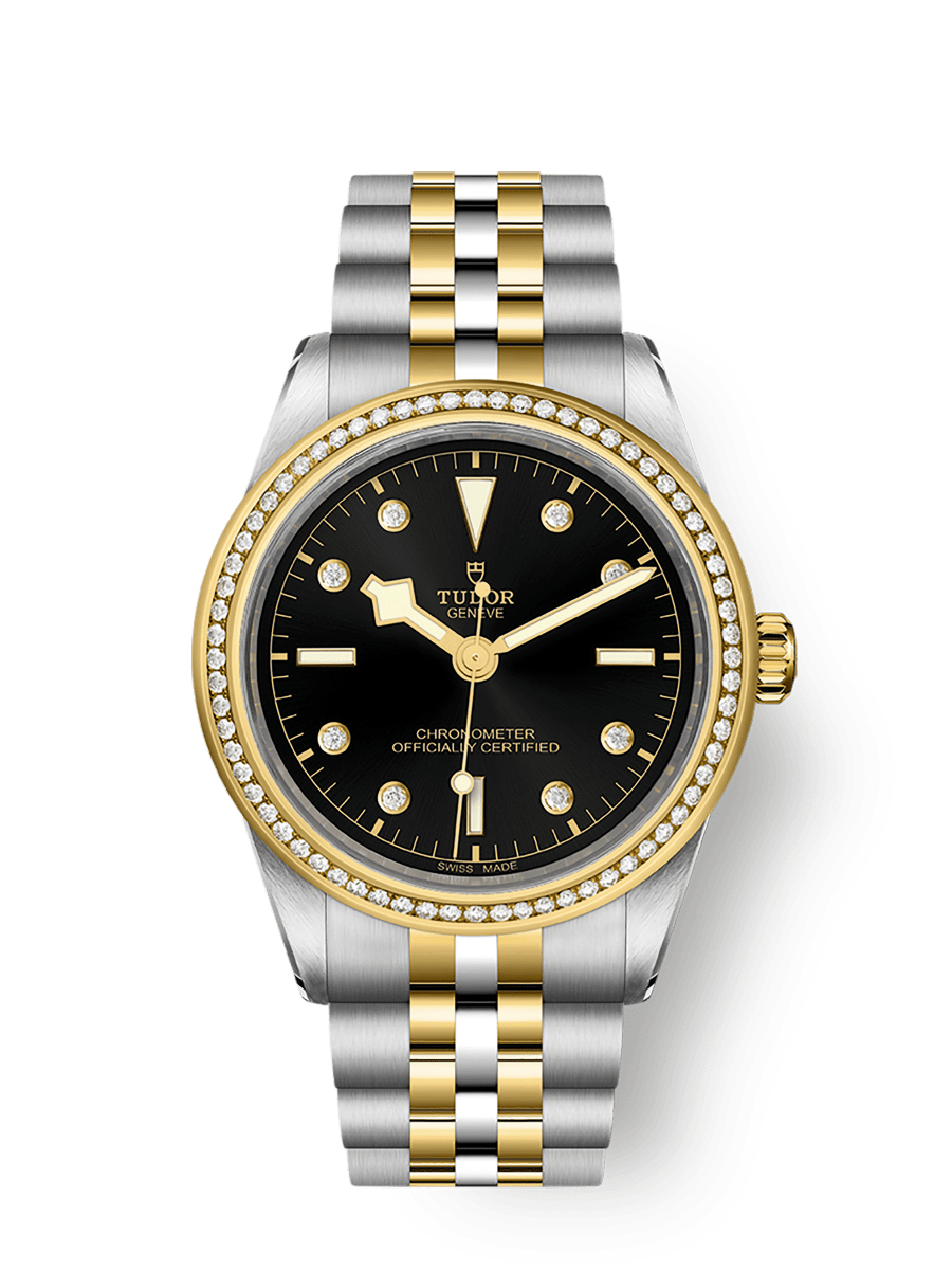 Tudor Black Bay One 39 S&G M79673-0005 39mm steel case, Diamond-set dial