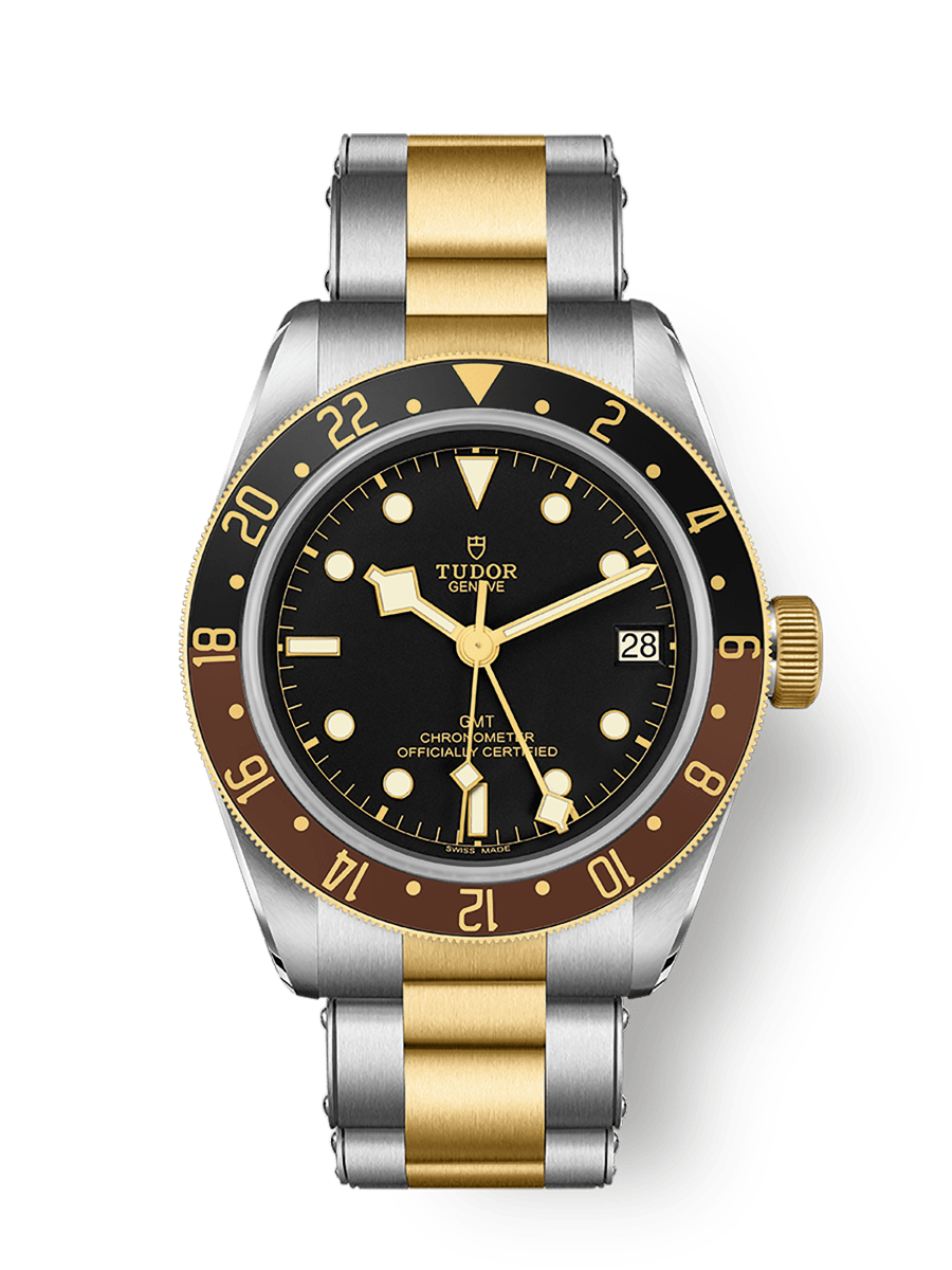 Tudor Black Bay GMT S&G M79833MN-0001 41mm steel case, Steel and yellow gold bracelet