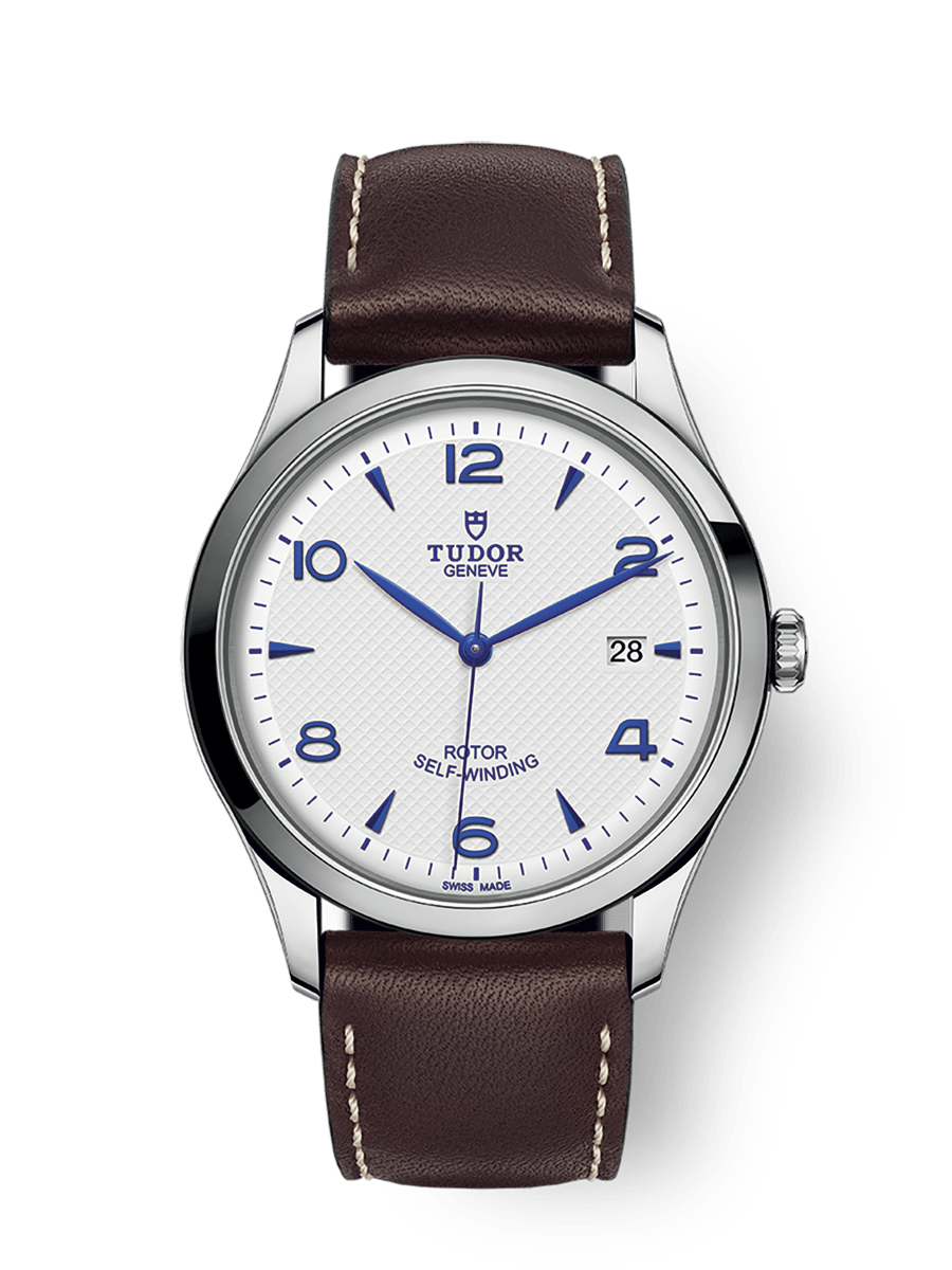 Tudor 1926 M91650-0010 41mm steel case, Brown leather bracelet