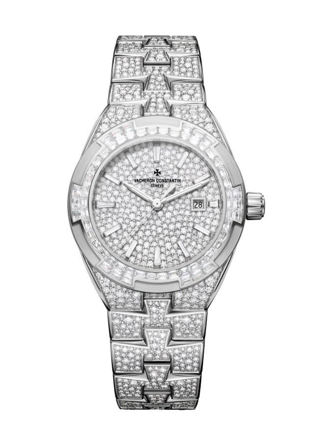 Vacheron Constantin Overseas self-winding high jewellery 4617V/215G-H039 35 mm - White Gold Main image