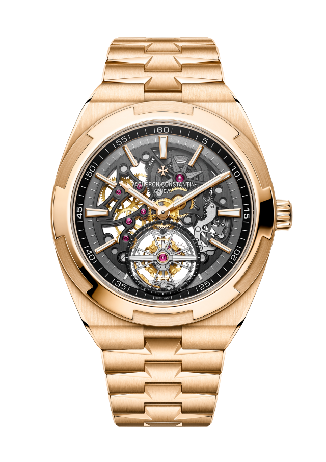 Vacheron Constantin Overseas tourbillon skeleton 6000V/210R-B934 42.5 mm - Pink Gold Main image