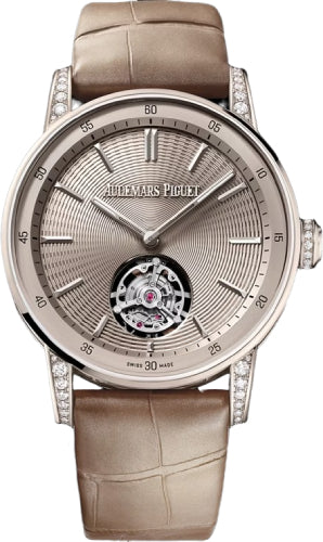 Audemars Piguet Code 11.59 26665SG.ZZ.D209CR.01 Selfwinding Flying Tourbillon 41mm Sand Gold-Toned Embossed Dial