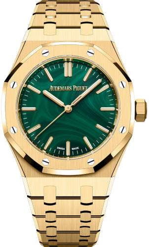 Audemars Piguet Royal Oak 15553BA.OO.1356BA.04 Selfwinding 37 Yellow Gold / Malachite — 2026