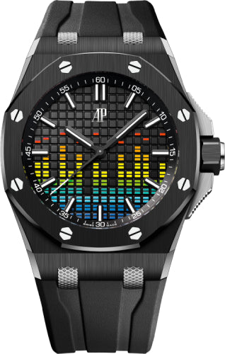 Audemars Piguet Royal Oak Offshore 15600CE.OO.A002CA.01 43mm Selfwinding-Music Edition 43mm Ceramic Black Dial