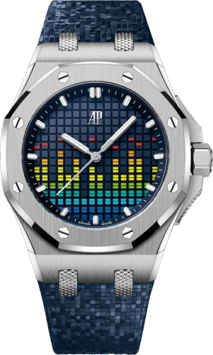 Audemars Piguet Royal Oak Offshore Limited Edition 77600TI.OO.A343CA.01 Offshore 37mm Music Edition Titanium Blue Dial