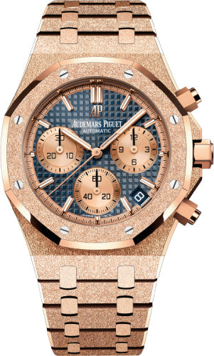 Audemars Piguet Royal Oak 26239OR.GG.1224OR.01 41mm Frosted Gold Chronograph Blue Dial Main image